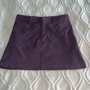 Athleta Purple Skirt with shorts Size 12